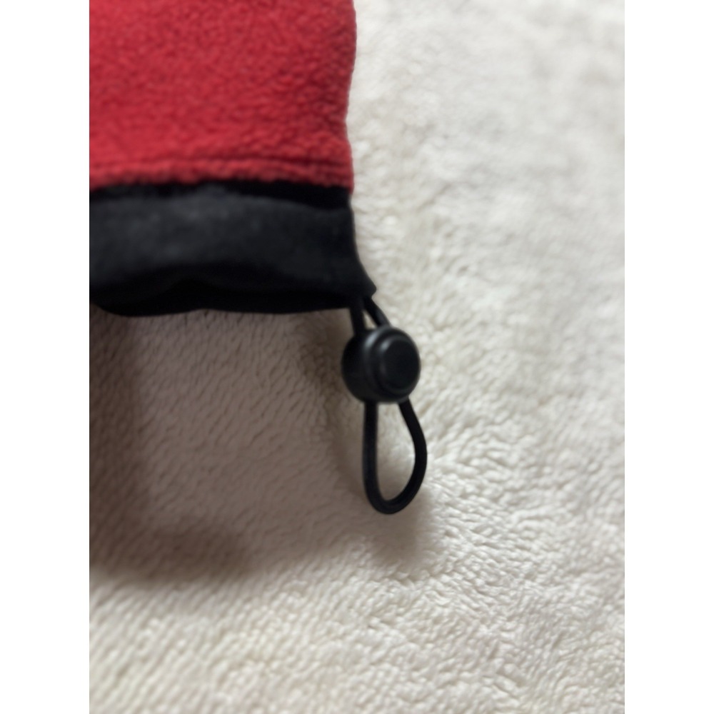 Vintage Old Navy Long Sleeve Fleece Quarter Zip Zipper Pocket Size XL Red - Picture 9 of 11